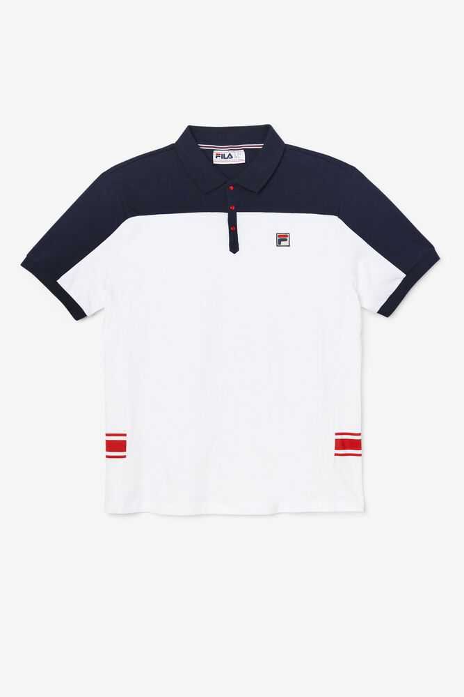 Fila Polo Herre Hvite Mivvi 460235-FPZ